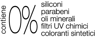0% siliconi parabeni oli minerali